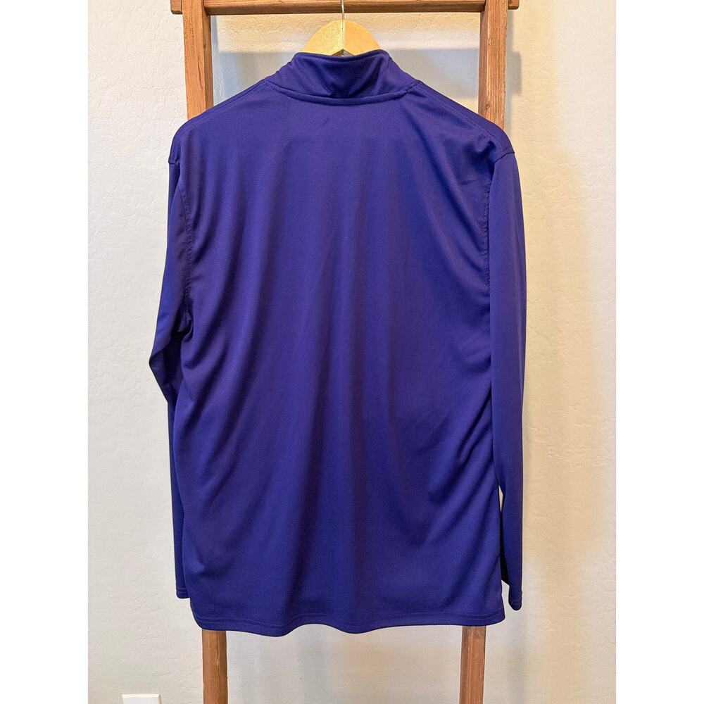 Phoenix Suns PHX Ultra Game Purple Quarter Zip Pullover Size Large NBA - Picture 6 of 6